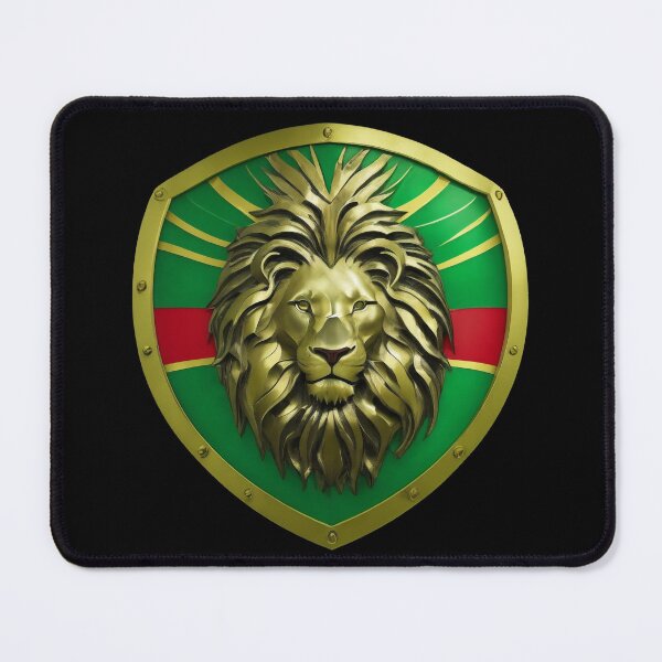 Item preview, Reggae Lion Shield designed and sold by reggaeartgifts.