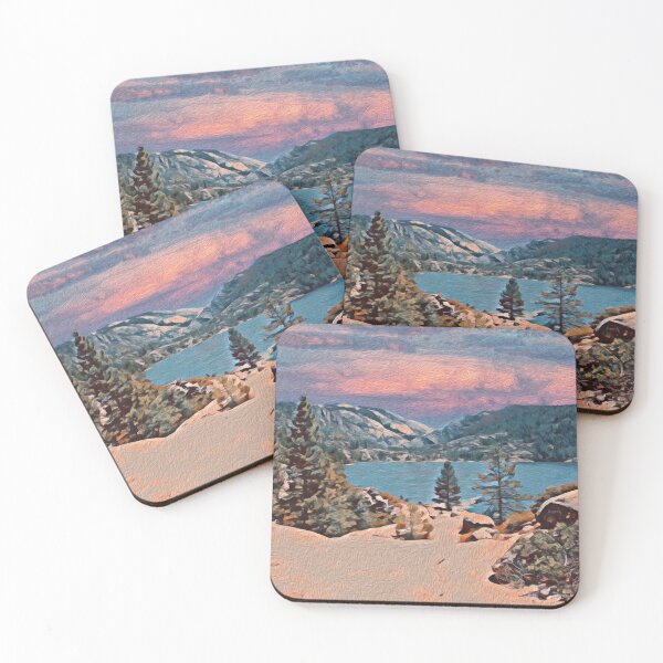 Item preview, SUNSET AT PINECREST LAKE designed and sold by ArtbyRolleen.