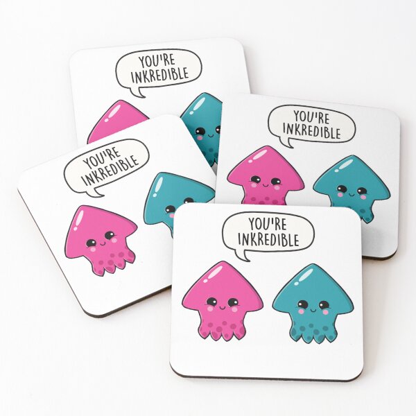 Item preview, You're Inkredible - Cute Squid Couple Pun  designed and sold by GraceHaleni.