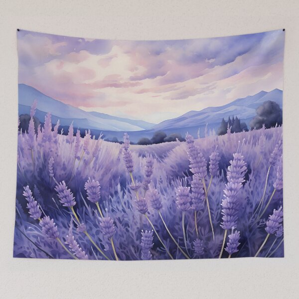 Item preview, lavender field designed and sold by Banna Baber.