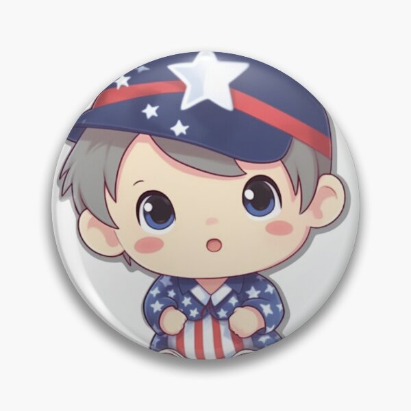 Item preview, Baby Boy's 4th of July Sticker designed and sold by LizzyGraphics.