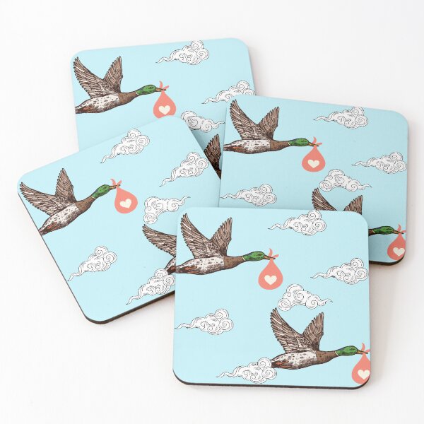 Item preview, move over stork, ducks are deliverying designed and sold by TheWaterBirds.