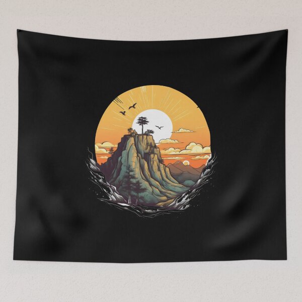 Item preview, Hiker Scout Camping Hiking Mountaineering Mountains Vintage designed and sold by farhanhafeez.