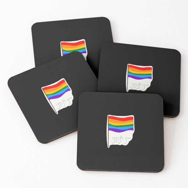 Item preview, LGBTQ+ pride flag w quote Classic  designed and sold by Christeinto.