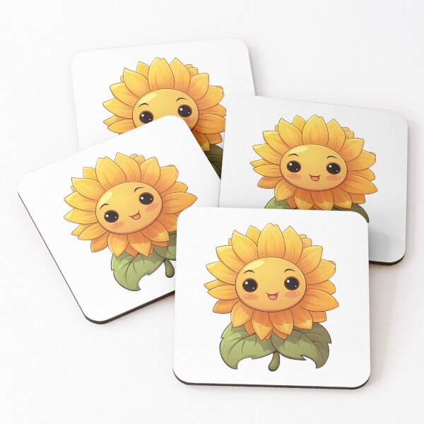 Item preview, Cute cartoon floral sunflower animation design designed and sold by HandCraftedArt.