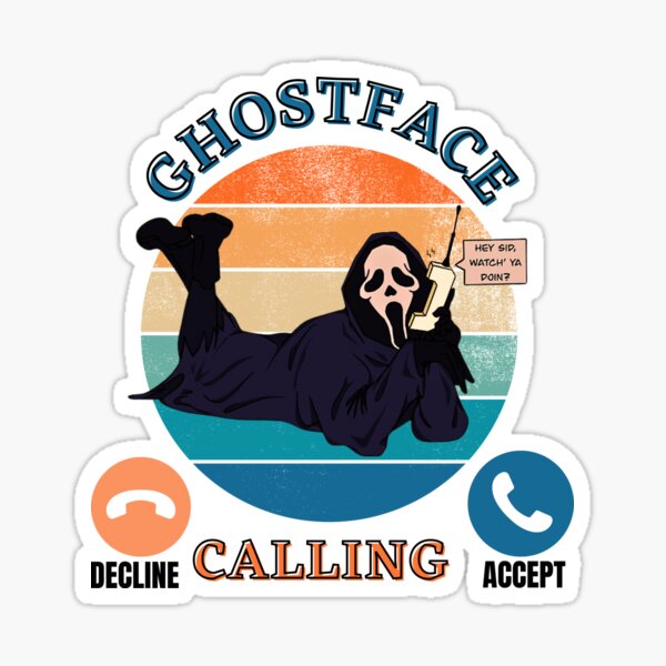 Ghostface Phone Call Magnet for Sale by solartd