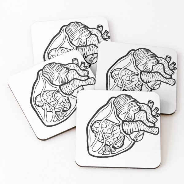 Item preview, Logic and Emotion (heart and brain) designed and sold by tartsumi-store.