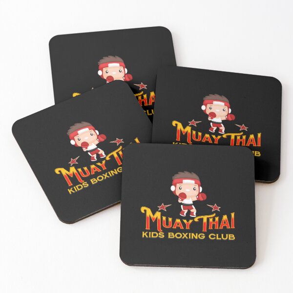 Aperçu de l'œuvre Le club de boxe pour enfants muaythai est destiné aux enfants qui aiment se battre et qui ont confiance en eux créée et vendue par tanyahaden.