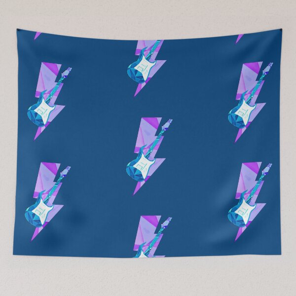 Item preview, Blue electric guitar designed and sold by AlexisMay511.