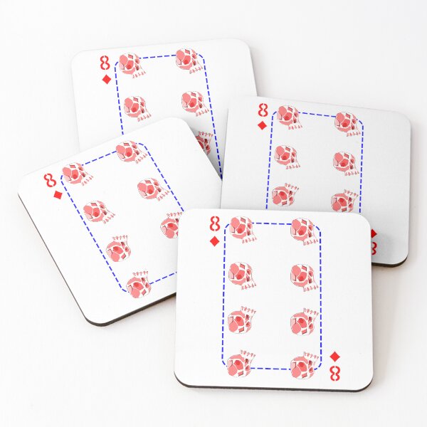 Item preview, 8 of diamonds, lucky number 8 designed and sold by Whimsy Trail Co.