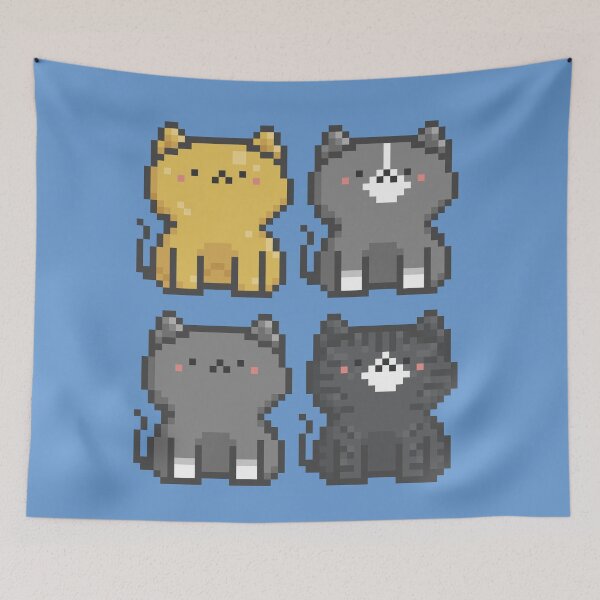Item preview, Pixel Quiet Cat Quater 006 designed and sold by sosorimaru.
