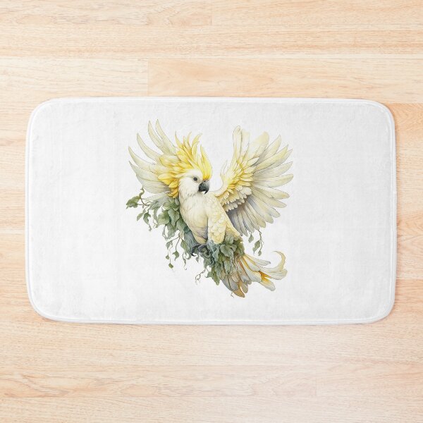 Item preview, Sulphur Crested Cockatoo Watercolour designed and sold by Adriano Carrideo.