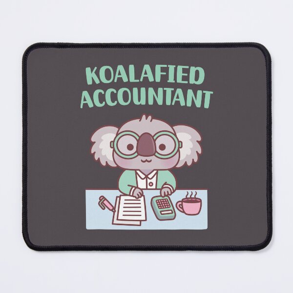 Item preview, Cute Koala Koalafied Accountant Pun designed and sold by rustydoodle.