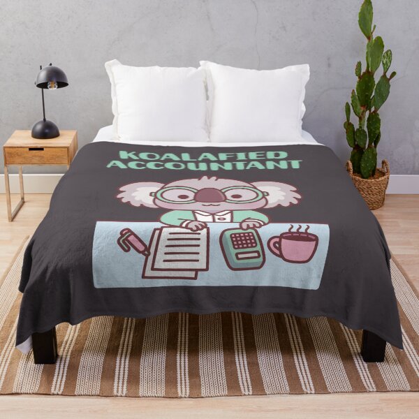Item preview, Cute Koala Koalafied Accountant Pun designed and sold by rustydoodle.