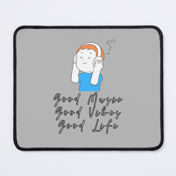 Item preview, Good Music, Good Vibes, Good Life, Music Quotes, Humorous, Graphic, Music is Life, Funny Music Quote designed and sold by PrintsPatterns-.