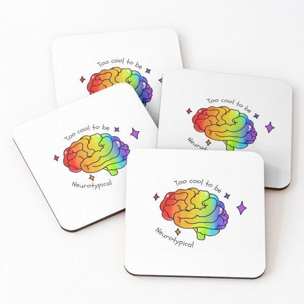 Item preview, Too cool to be neurotypical designed and sold by Skyelildoodle.