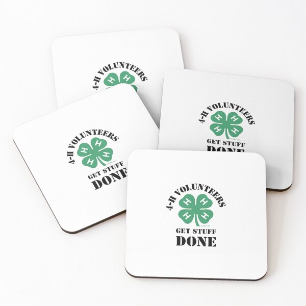 Item preview, 4-H volunteers get stuff done designed and sold by Coolcat26903.