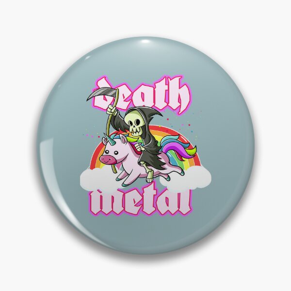 Item preview, Cute Grim Reaper Rides Unicorn Funny designed and sold by AnnabelValli.