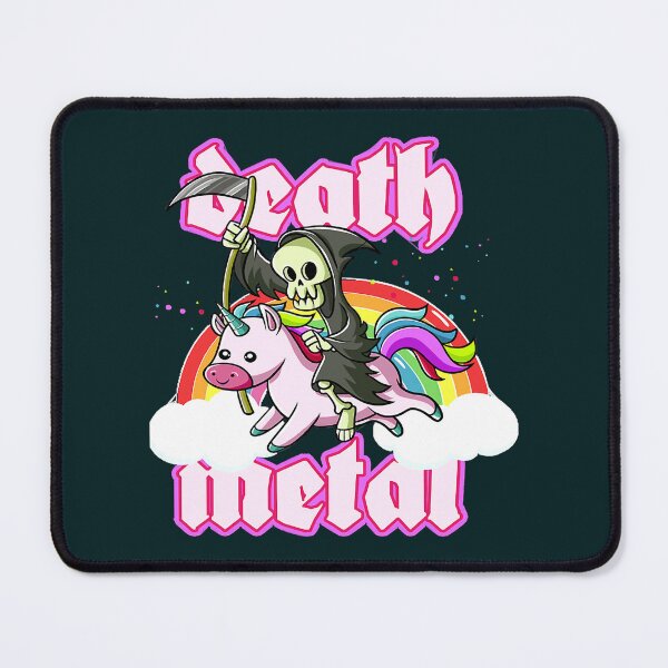 Item preview, Cute Grim Reaper Rides Unicorn Funny designed and sold by AnnabelValli.