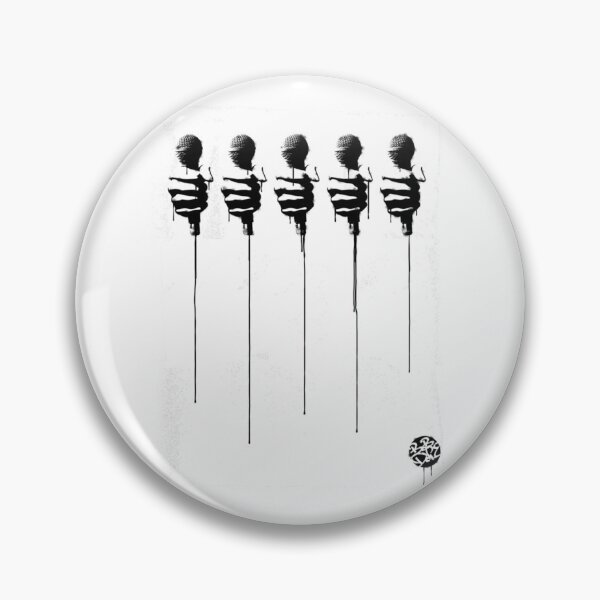 Item preview, Five Mics - BlackWhite designed and sold by EmoryHoeger.
