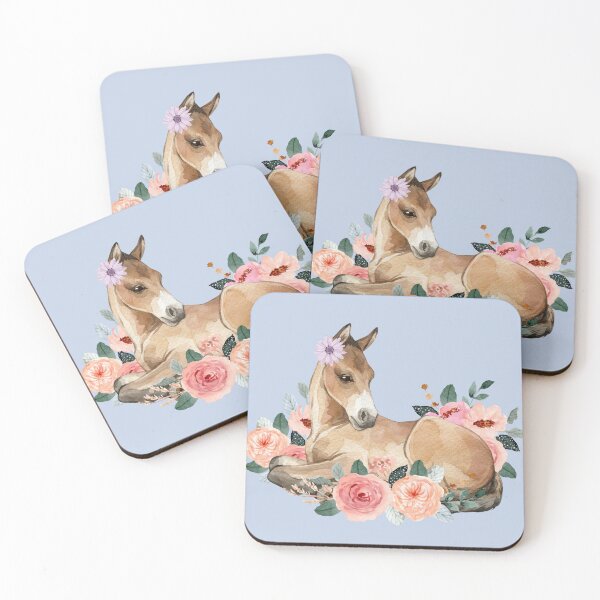 Item preview, Floral Baby Horse designed and sold by Ashley Gagnon.