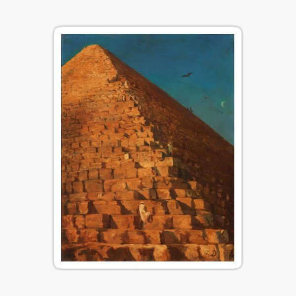 Artikel-Vorschau von Die Große Pyramide von Gizeh Adrien Dauzats, designt und verkauft von ToadsWorkshop.