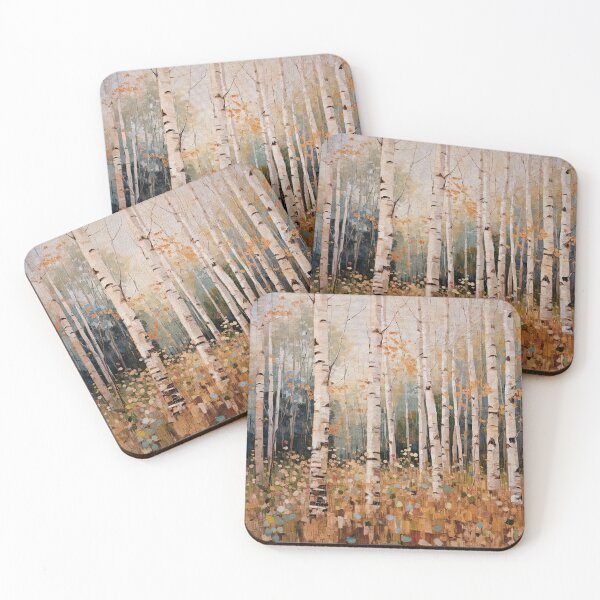 Item preview, Birch Forest - Digital Painting designed and sold by Maria Angelica Maira.