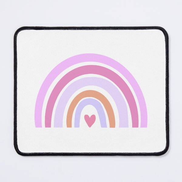 Item preview, Pink rainbow with little heart. designed and sold by ByTaraLouise.