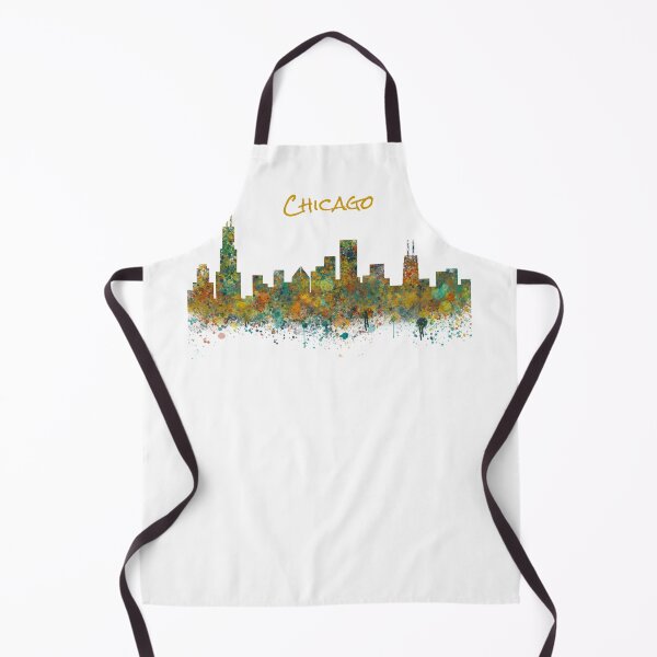 Artikelvorschau, Skyline von Chicago entworfen und verkauft von veevain.