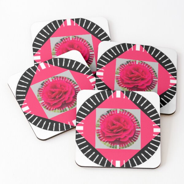 Item preview, Retro Hot-Pink Rose by Iritof designed and sold by iritof.