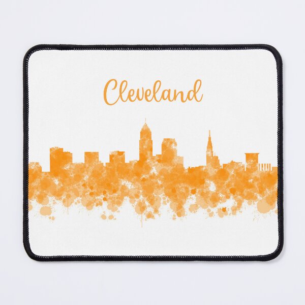 Item preview, Cleveland Ohio Skyline Orange designed and sold by veevain.
