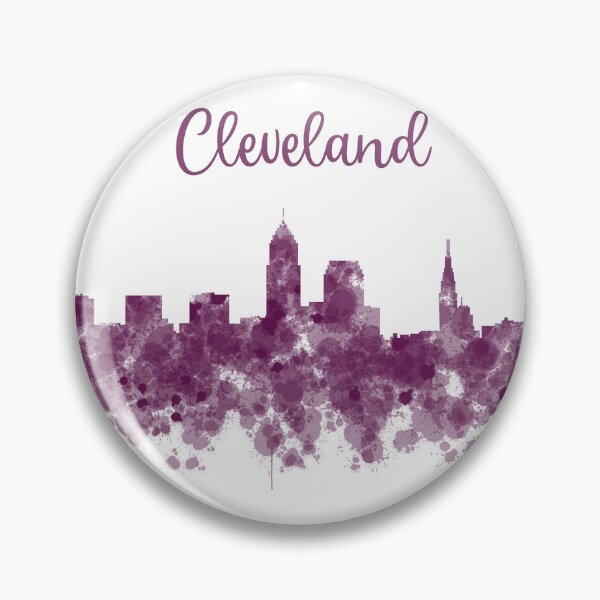 Item preview, Cleveland Ohio Skyline Purple designed and sold by veevain.
