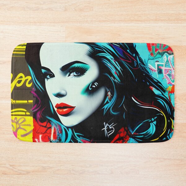 Item preview,  A graffiti portrait  | Digital art | pop art aesthetic designed and sold by CiceroSpin.