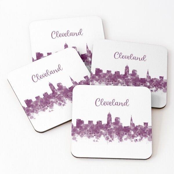 Item preview, Cleveland Ohio Skyline Purple designed and sold by veevain.