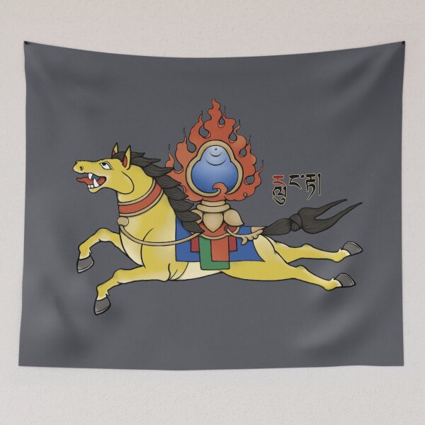 Item preview, Buddhist Windhorse -  Rlung Rta Protective Force designed and sold by ViewerEqualsPhoton.