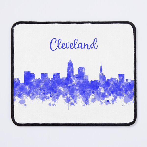 Item preview, Cleveland Ohio Skyline Blue designed and sold by veevain.