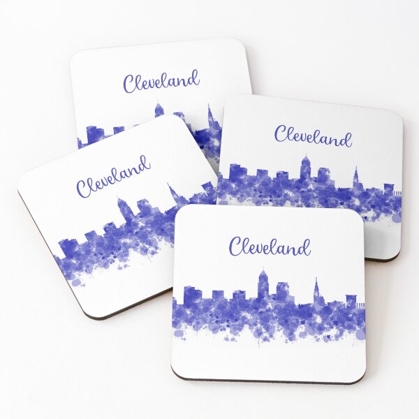 Item preview, Cleveland Ohio Skyline Navy designed and sold by veevain.