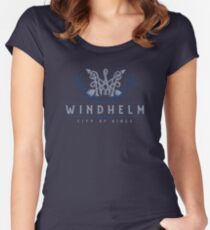 Windhelm Skyrim Fitted Scoop T-Shirt