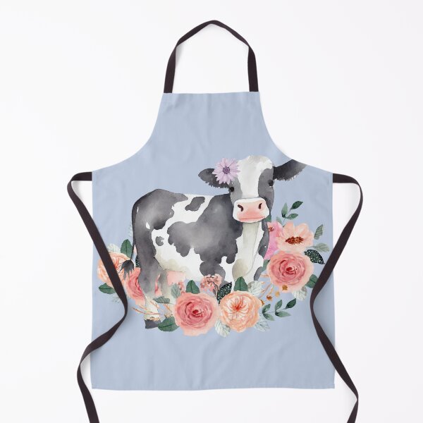 Item preview, Floral Dairy Cow designed and sold by Ashley Gagnon.