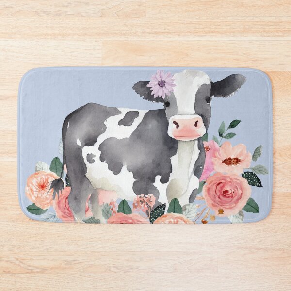 Item preview, Floral Dairy Cow designed and sold by Ashley Gagnon.
