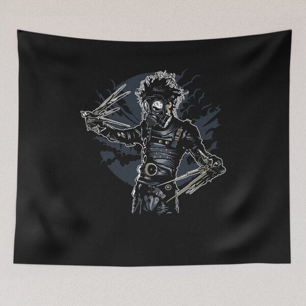 Item preview, gas mask scissorhands designed and sold by gileslashuteus.