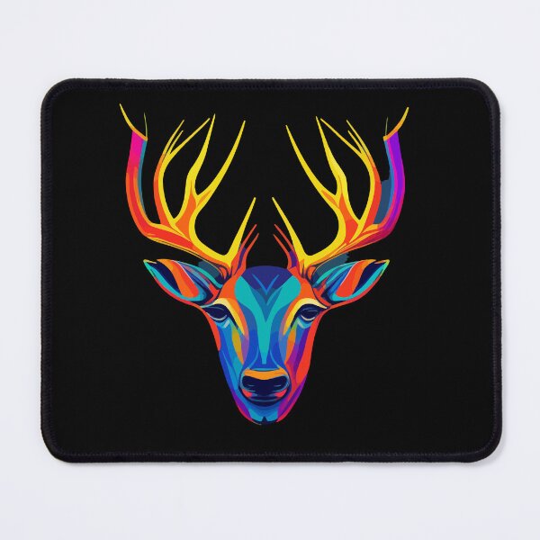 Item preview, Deer Whimsical Abstract Head designed and sold by spyduckz.