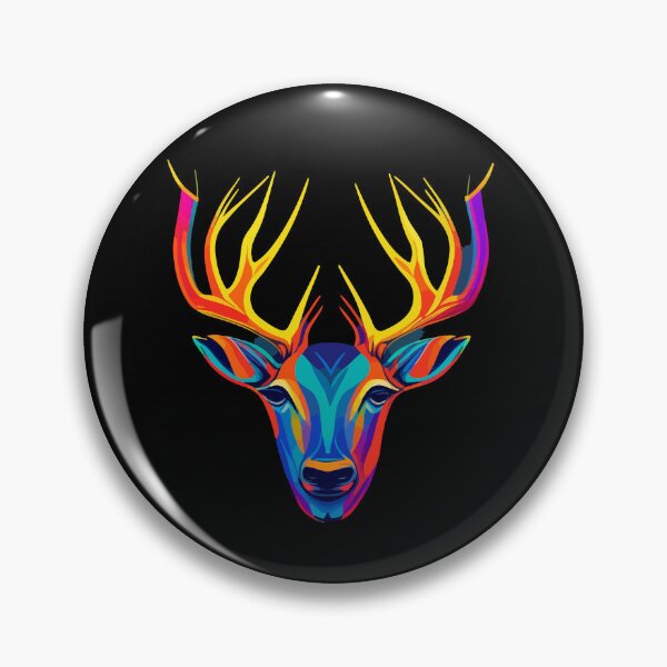 Item preview, Deer Whimsical Abstract Head designed and sold by spyduckz.