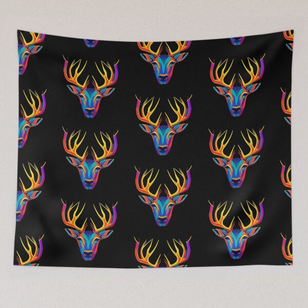 Item preview, Deer Whimsical Abstract Head designed and sold by spyduckz.
