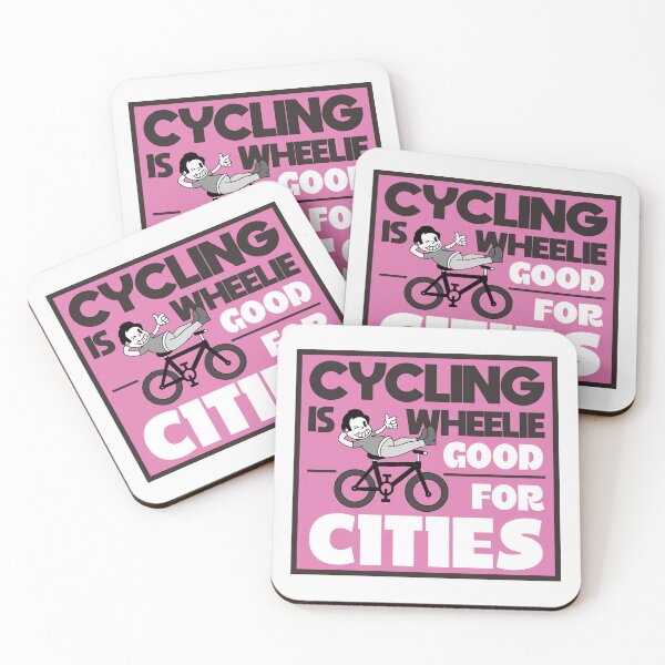 Item preview, Cycling Is Wheel-ie Good For Cities designed and sold by Picket Club.