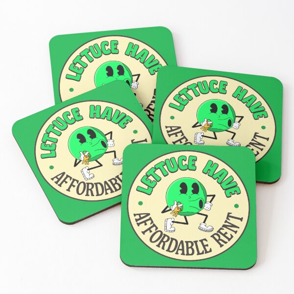 Item preview, Lettuce Have Affordable Rent - Funny Pun designed and sold by Picket Club.