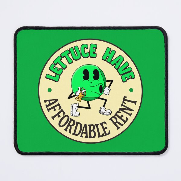 Item preview, Lettuce Have Affordable Rent - Funny Pun designed and sold by Picket Club.