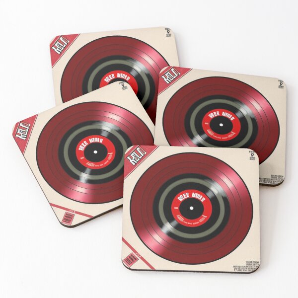 Item preview, Record Store Merch Vinyl Record Red designed and sold by musicgeniusart.