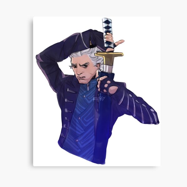 Vergil Devil May Cry - @azureart01/@_azureart_ Poster for Sale by  azureart01