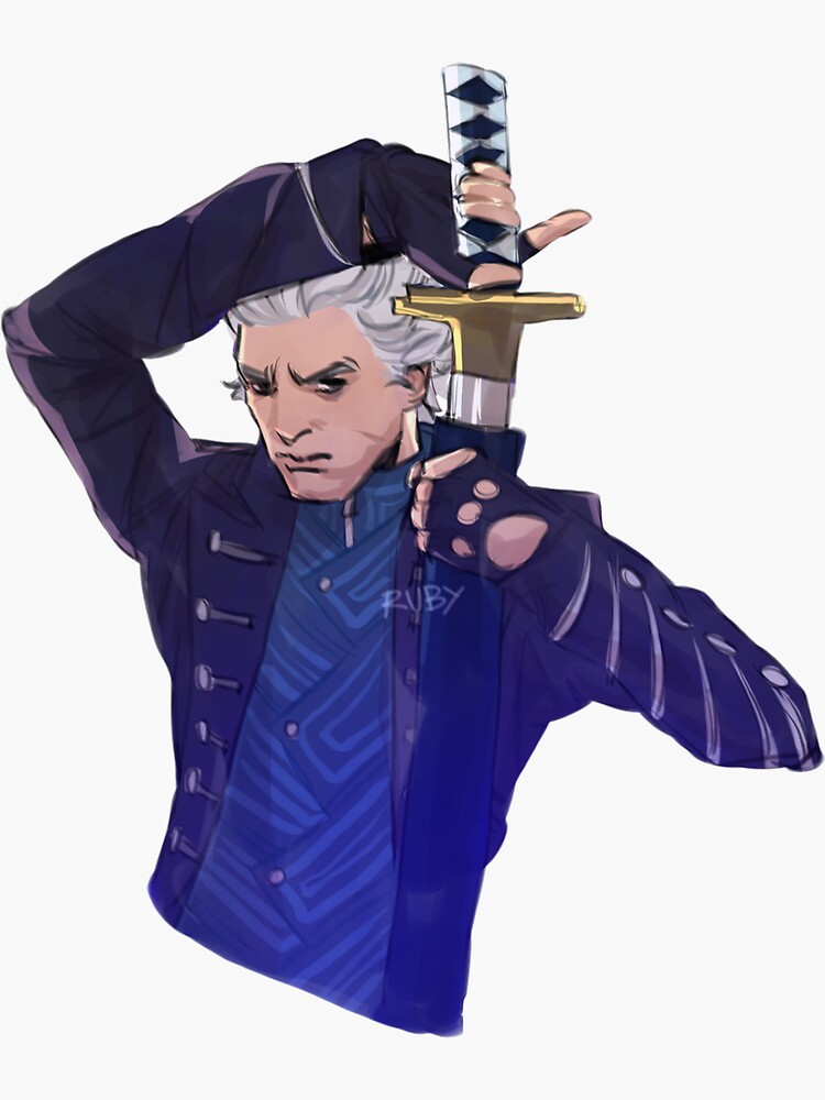 Vergil Sticker for Sale by elya dead